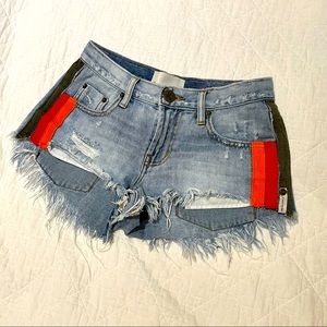 Size 22 One Teaspoon Jean Shorts